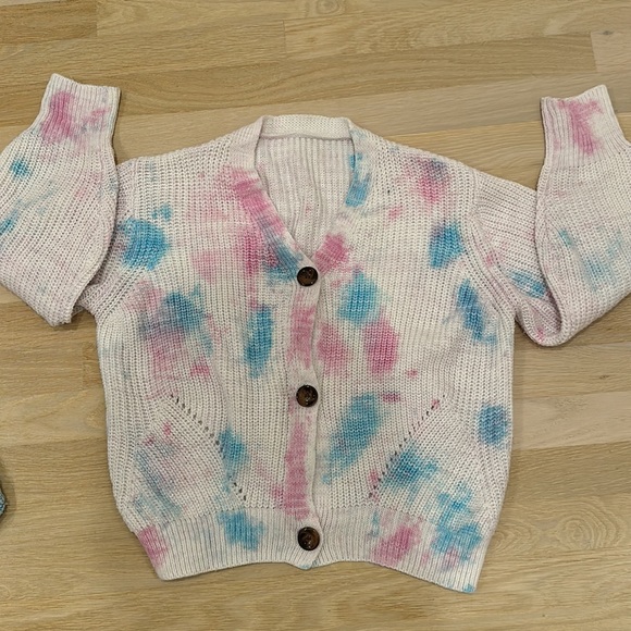 Hand made! Tie dye sweater. - Picture 3 of 3